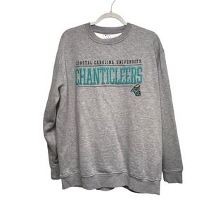 Champion Coastal Carolina University Chanticleers Gray Sweatshirt Mens Large